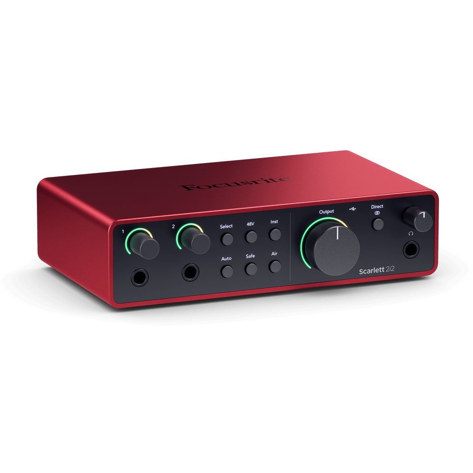 Focusrite Scarlett 2i2 Audio Interface (4th Generation)