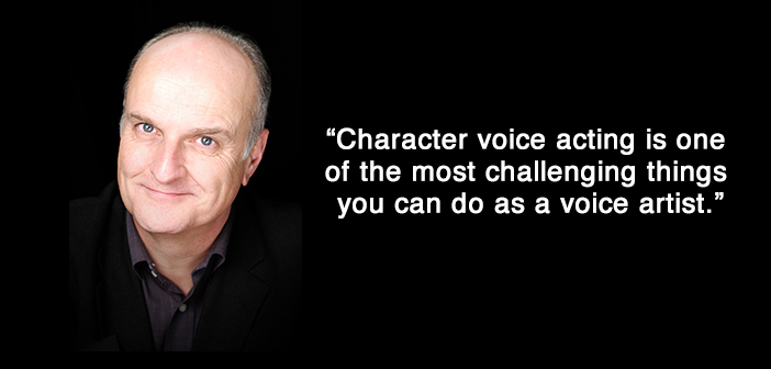 character voice acting, peter dickson