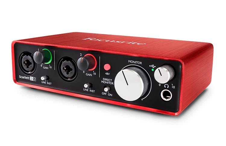 How To Choose The Best Audio Interface As A Voiceover focusrite scarlett 212 